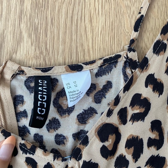 Mini Leopard Wrap Dress - Picture 3 of 4